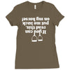 if you can read this put me back on my horse Ladies Fitted T-Shirt