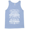 Real Kings Are Born On September 22 Tank Top
