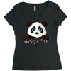 Gamer Panda Women's Triblend Scoop T-shirt