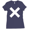 cross logo Ladies Fitted T-Shirt
