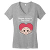 Mommy, Let's Go to Yoga Class! Women's V-Neck T-Shirt