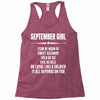 Super September Girl Racerback Tank