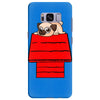 snoopy parody pug w Samsung Galaxy S8 Plus Case