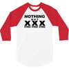 nothing but strikes t shirt funny bowling tee pba sports cool 3/4 Sleeve Shirt