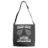 this guy loves atlanta Adjustable Strap Totes