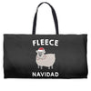 fleece navidad Weekender Totes