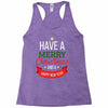 have a merry christmas and a happy new year Racerback Tank