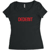 DEDEMIT Women's Triblend Scoop T-shirt