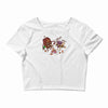 bar fight Crop Top