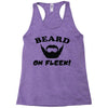 mens beard Racerback Tank