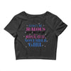 don't be jealous just because i'm a super cute november girl Crop Top