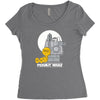 peanut wars Women's Triblend Scoop T-shirt