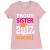 Class of 2017 Proud Sister Graduation Ladies Fitted T-Shirt