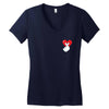 love more pocket Women's V-Neck T-Shirt
