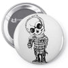 scary boy Pin-back button