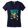 wats (2) Women's V-Neck T-Shirt