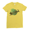 tropical santa Ladies Fitted T-Shirt