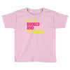 little boobed and tattoed Toddler T-shirt