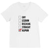 Lgbt Checklist V-Neck Tee