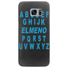 alphabet abc elemno Samsung Galaxy S7 Edge Case