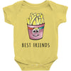 Burger and Fries Best Friends Baby Bodysuit