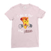 i do it for the pizza Ladies Fitted T-Shirt