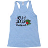 holly jolly christmas Racerback Tank