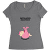 Estimated Delivery September Baby Girl Women's Triblend Scoop T-shirt