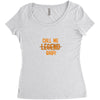 CALL ME LEGEND BABY Women's Triblend Scoop T-shirt