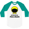 monsieur pacman 3/4 Sleeve Shirt