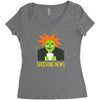 shocking news Women's Triblend Scoop T-shirt