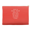 hello 7 languages hola bonjour ni hao chinese french italian Accessory Pouches