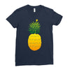 pineapple christmas tree Ladies Fitted T-Shirt