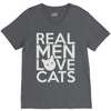 real men love cats V-Neck Tee