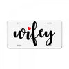 Wifey License Plate