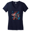 curse of the leaf Women's V-Neck T-Shirt