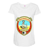 dogs bollocks beer label ideal birthday present or gift Maternity Scoop Neck T-shirt