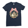 totoro Ladies Fitted T-Shirt