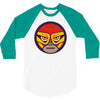 lucha libre   red 3/4 Sleeve Shirt