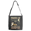 norwegian forest cat Adjustable Strap Totes