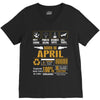 Born April  Multitasking Problem Solving Tees V-Neck Tee