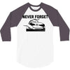never forget (2) 3/4 Sleeve Shirt