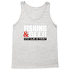 fishing and beer Tank Top