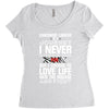 carcinoid cancer is a journey i never planed or asked for but i choose Women's Triblend Scoop T-shirt