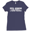 evil genius cleverly disguised Ladies Fitted T-Shirt