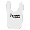the boring company black logo Baby Bibs