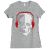 Sound Skull Ladies Fitted T-Shirt