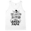 You Cant Scare Me I am Biker Papa Tank Top