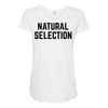 NATURAL SELECTION Maternity Scoop Neck T-shirt
