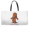 hug a wookiee Weekender Totes